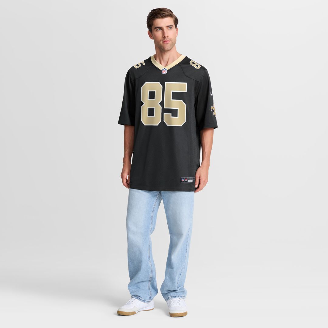 Mason Pline New Orleans Saints Nike Team Game Jersey -  Black