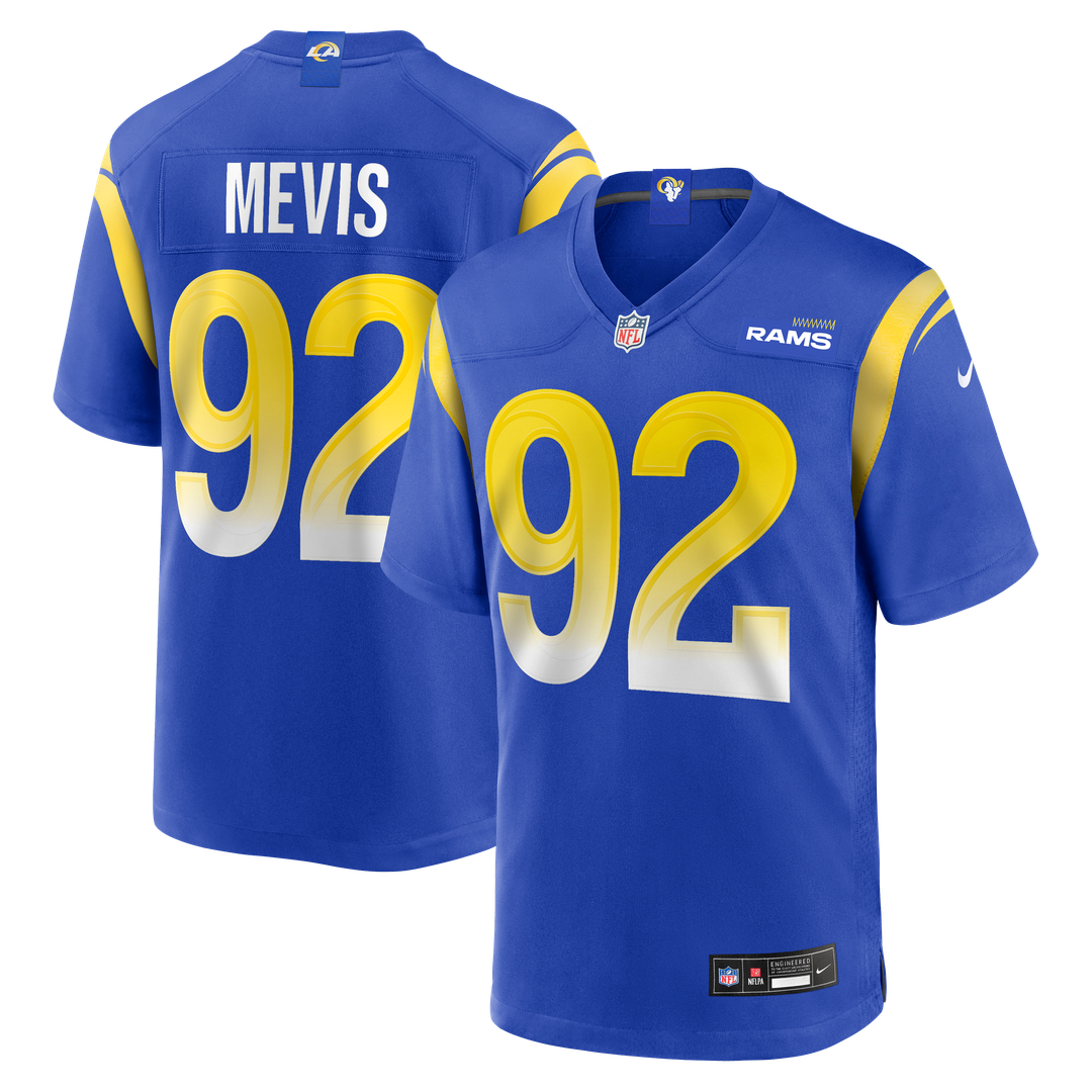 Harrison Mevis Los Angeles Rams Nike Team Game Jersey -  Royal