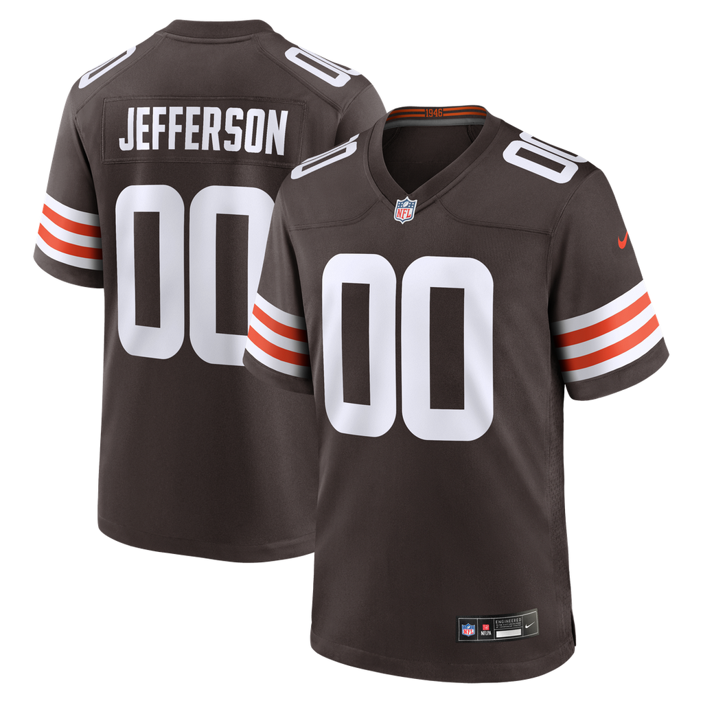 Justin Jefferson Cleveland Browns Nike Game Jersey - Brown
