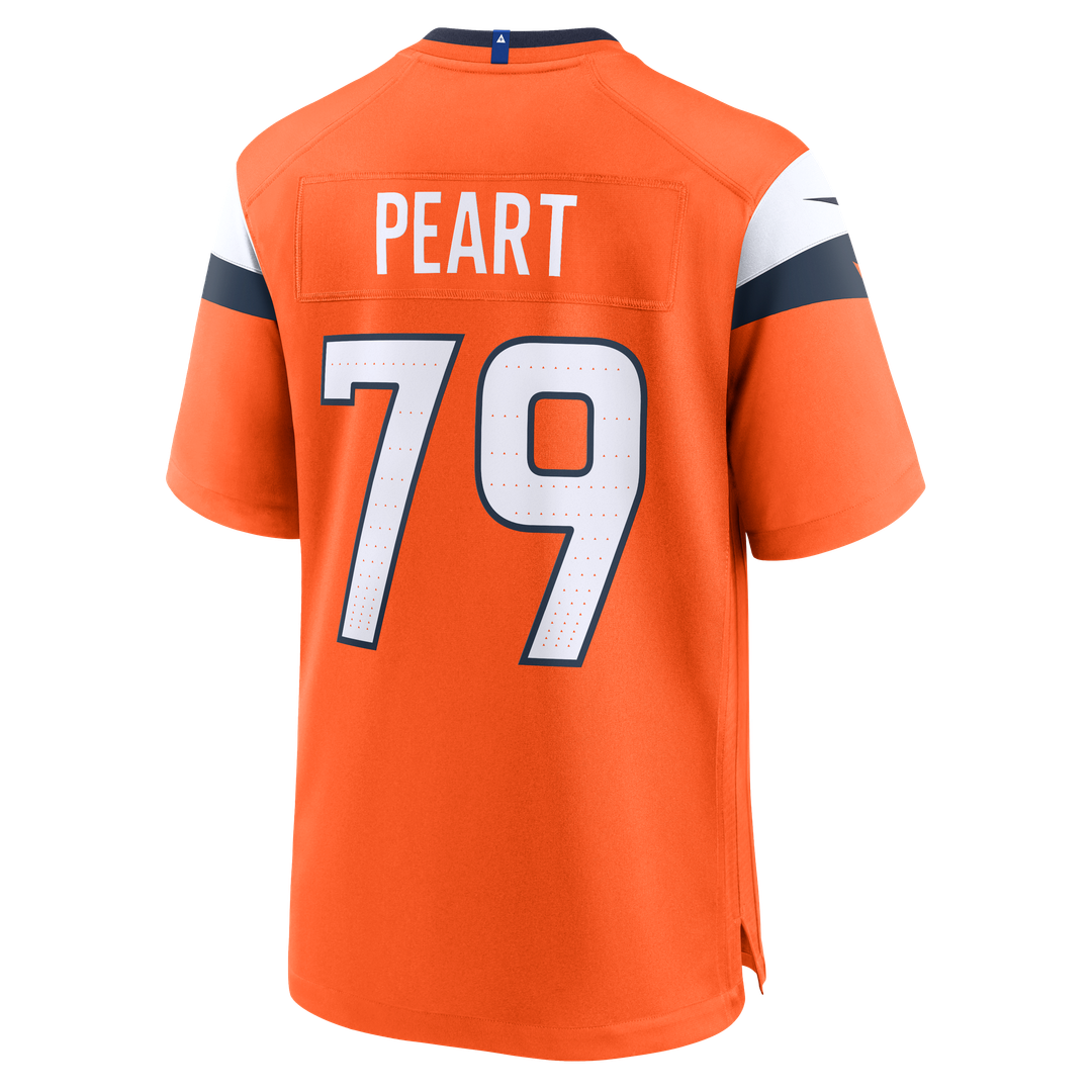 Matt Peart Denver Broncos Nike Team Game Jersey -  Orange