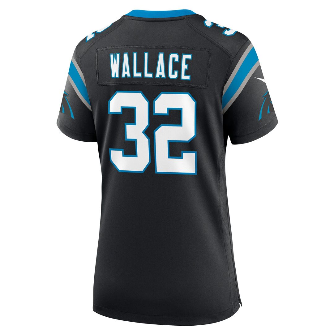 Trevin Wallace Carolina Panthers Nike Women's Team Game Jersey -  Black