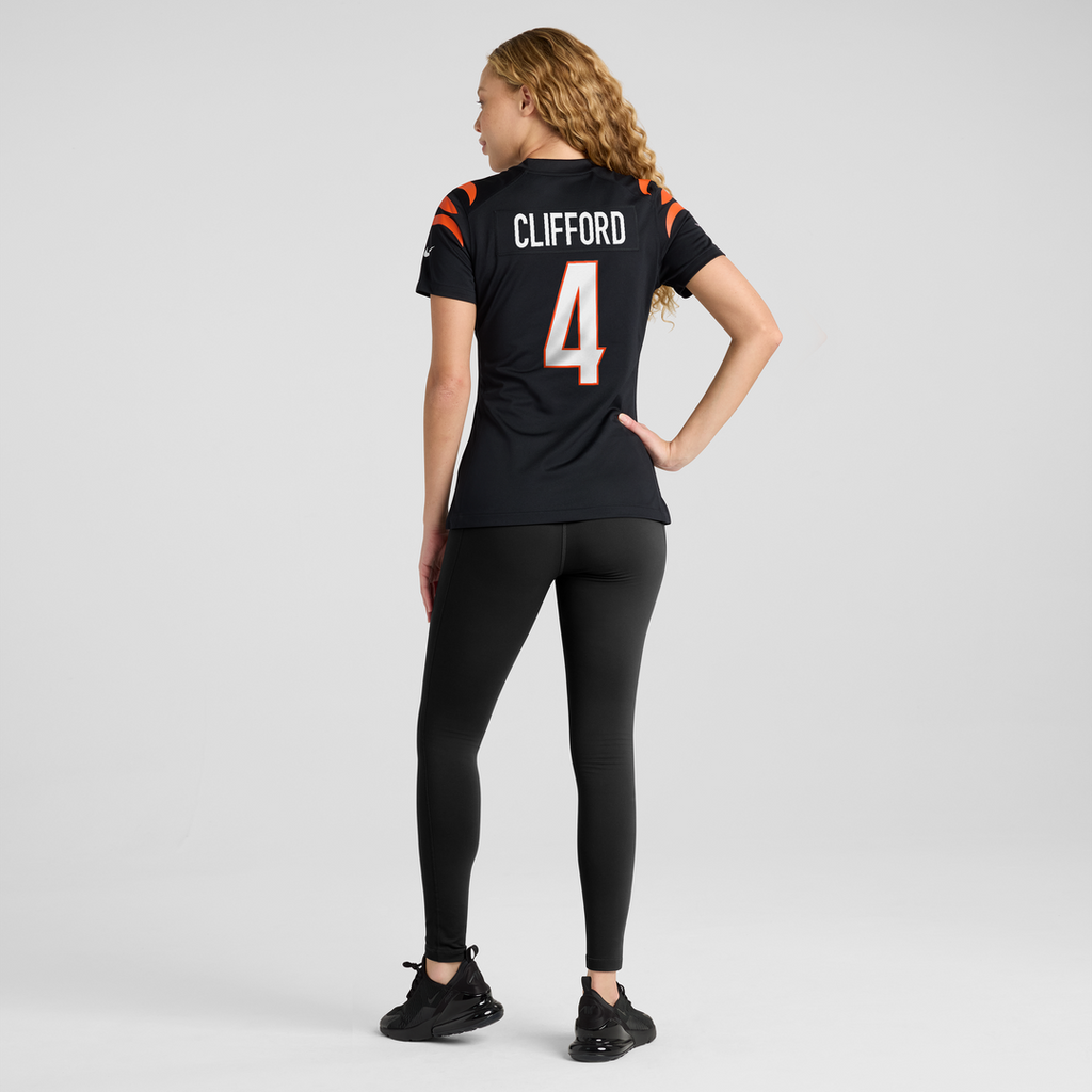 Sean Clifford Cincinnati Bengals Nike Women's Team Game Jersey -  Black