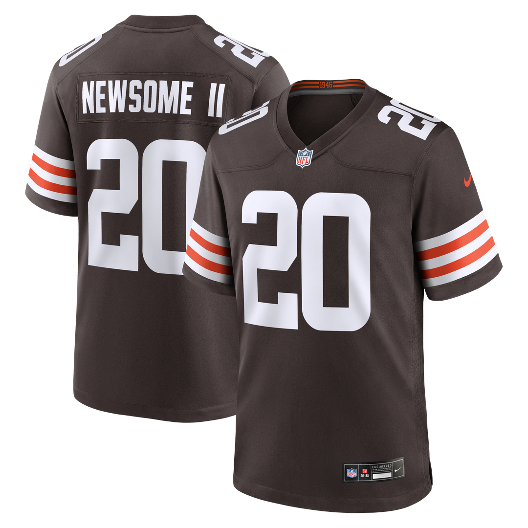 Greg Newsome II Cleveland Browns Nike Game Jersey - Brown