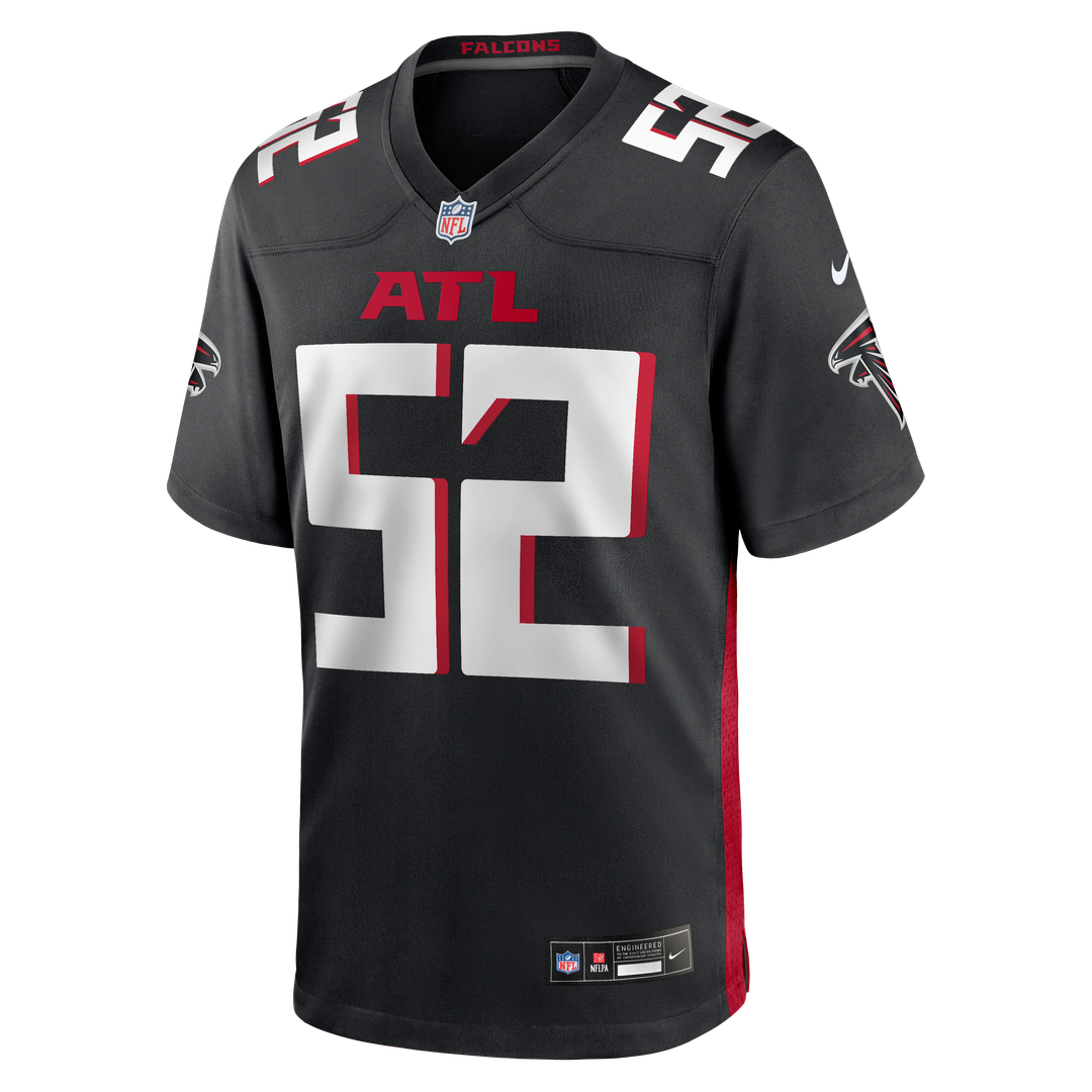 Jovaughn Gwyn Atlanta Falcons Nike Team Game Jersey -  Black