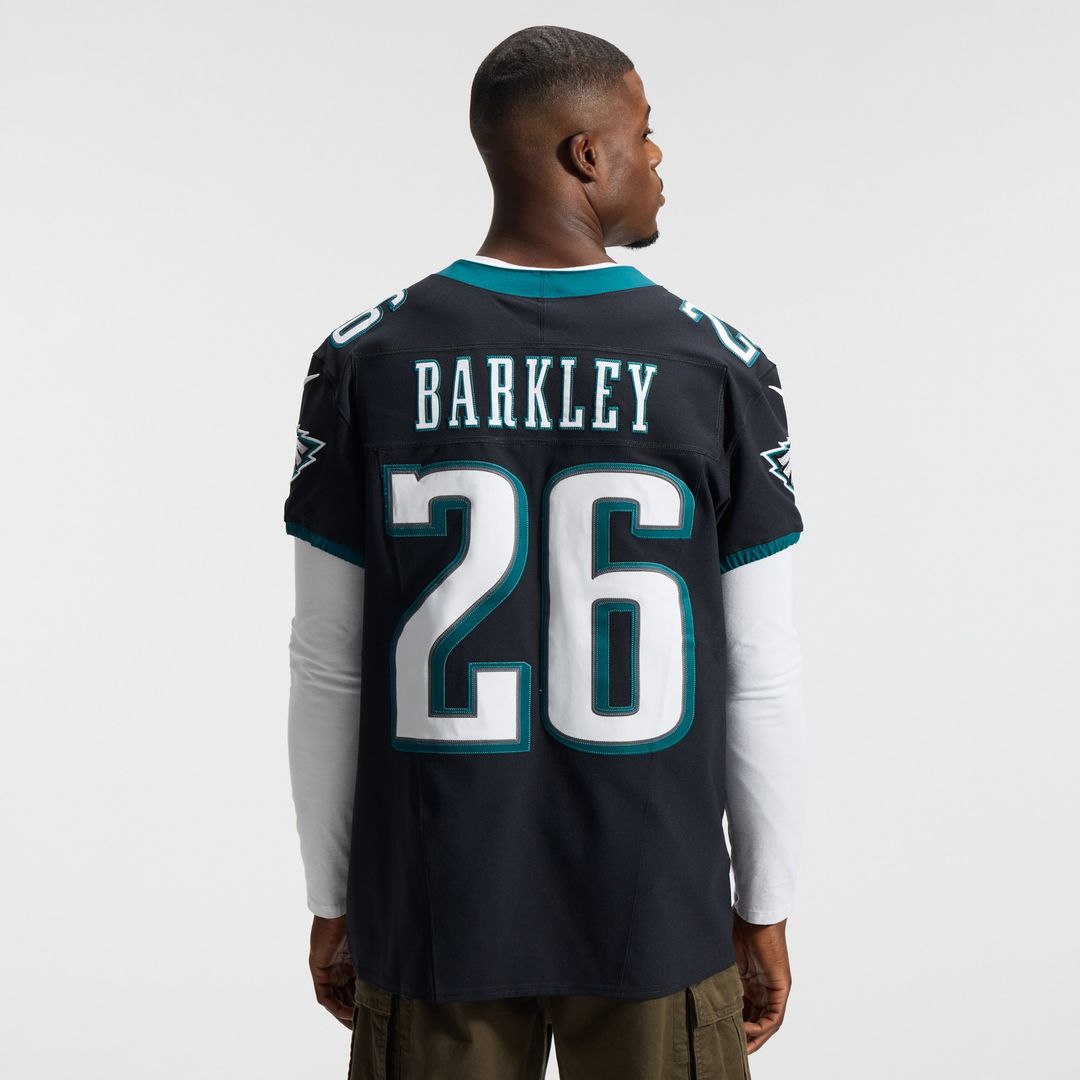 Saquon Barkley Philadelphia Eagles Nike Alternate  Vapor F.U.S.E. Elite Jersey - Black