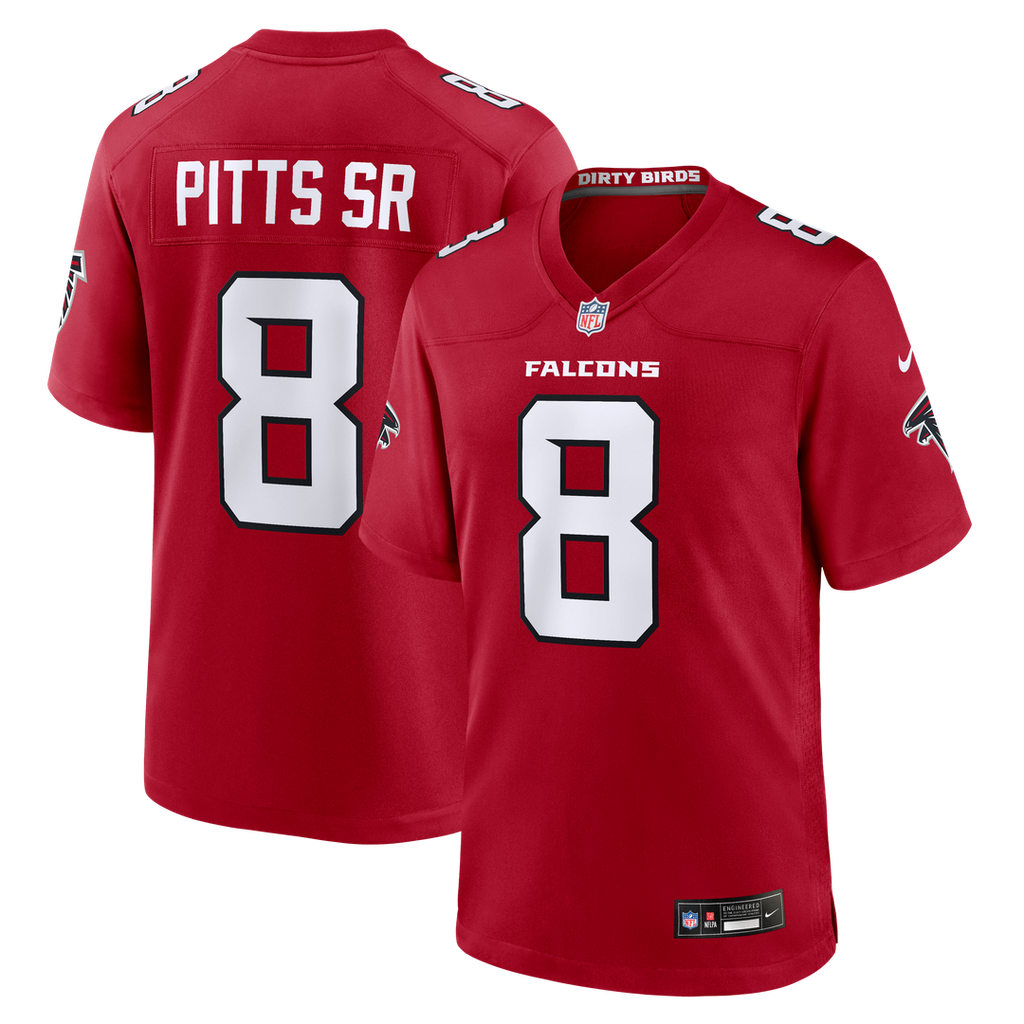 Kyle Pitts Sr. Atlanta Falcons Nike Game Jersey - Red