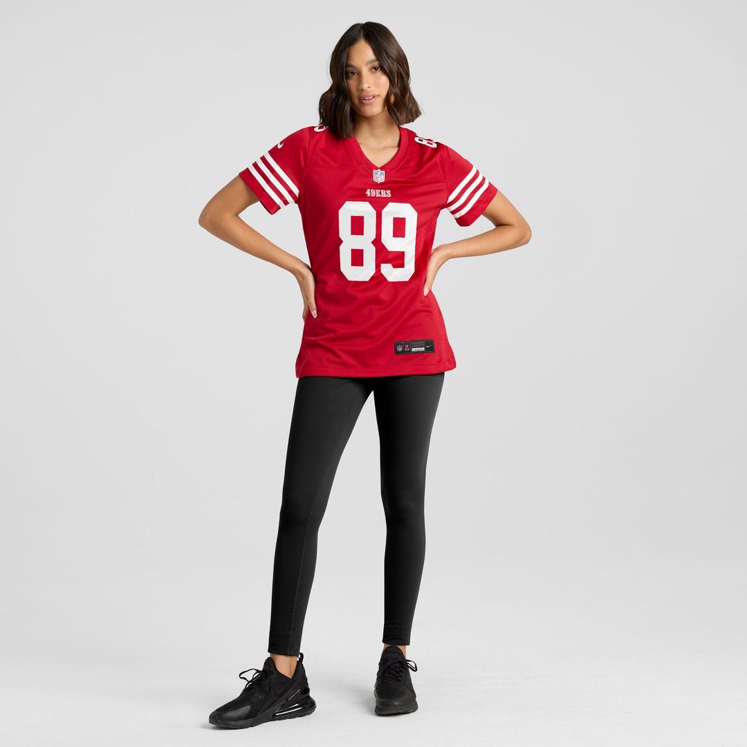 Luke Farrell San Francisco 49ers Nike Women's Team Game Jersey -  Scarlet
