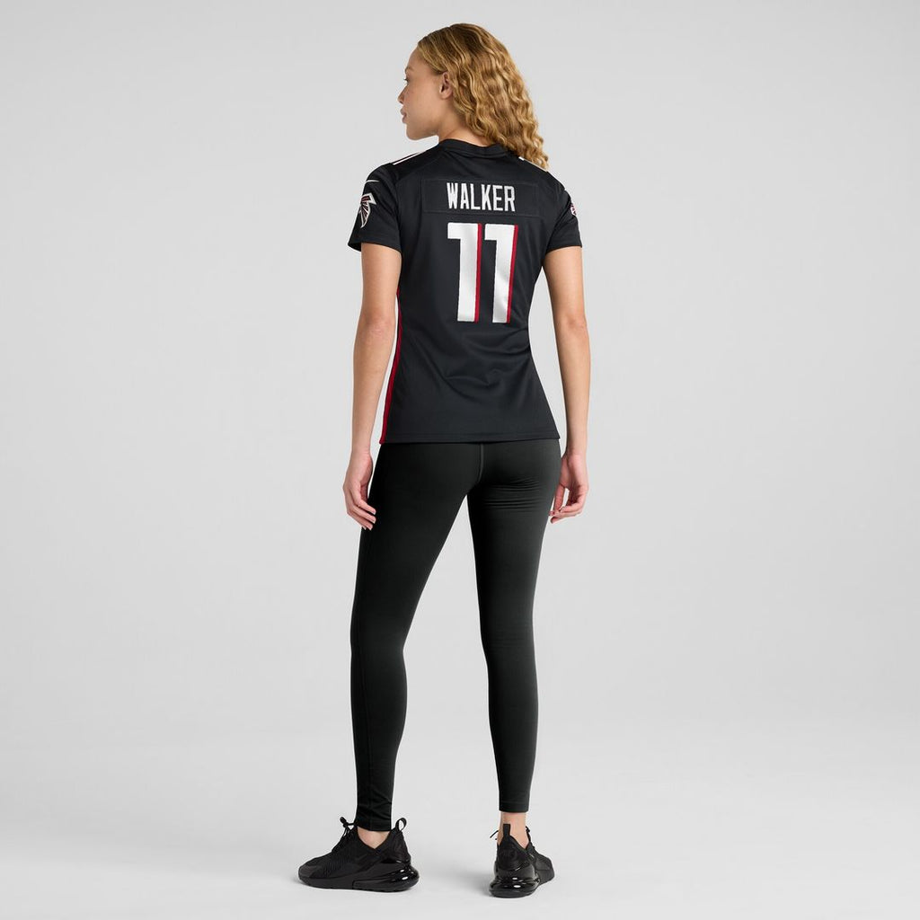 Jalon Walker Atlanta Falcons Nike Women's Team Game Jersey -  Black
