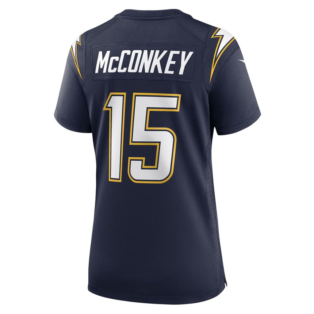 Ladd McConkey Los Angeles Chargers Nike Women's Alternate Super Chargers Game Jersey - Navy