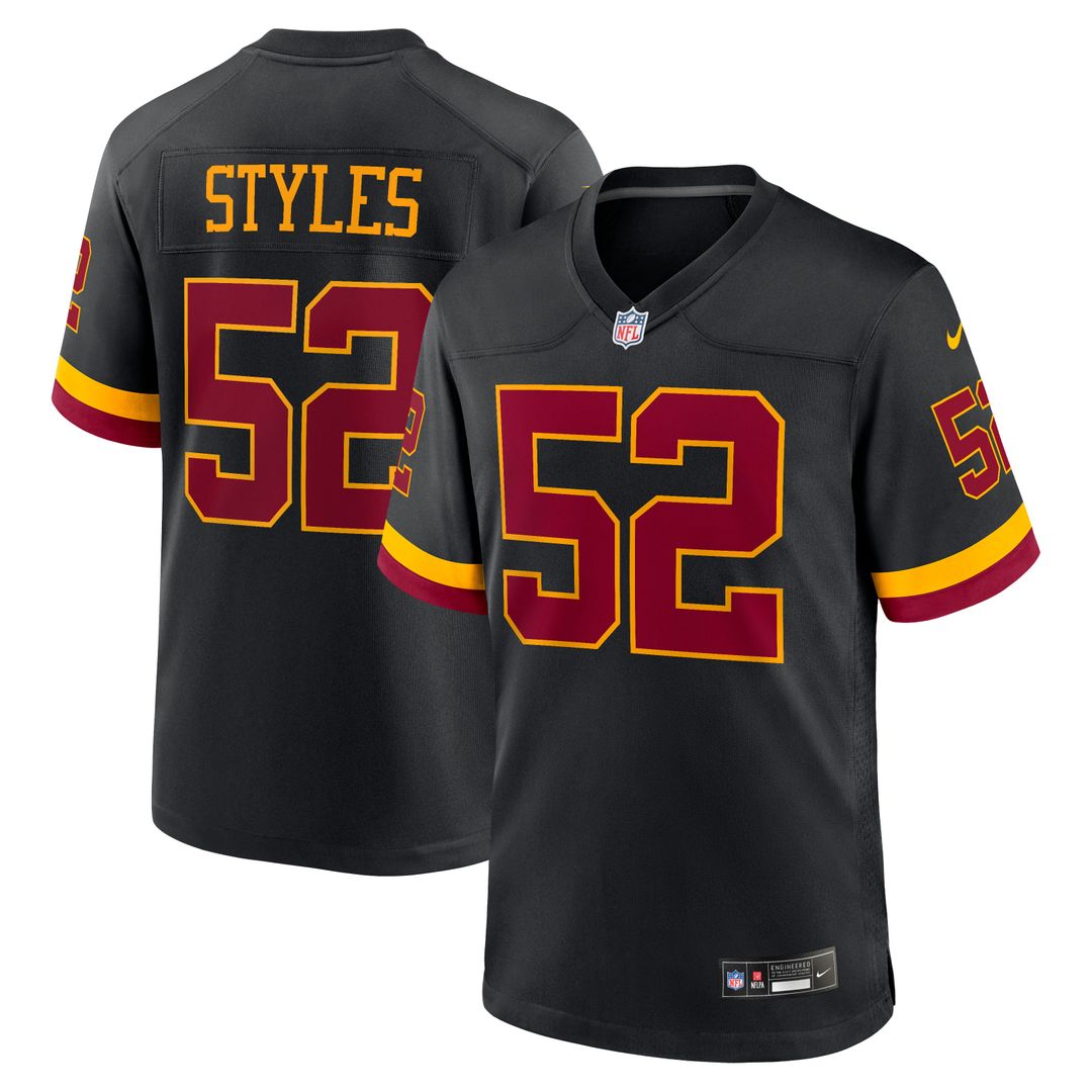 Sonny Styles Washington Commanders Nike Game Player Jersey - Black