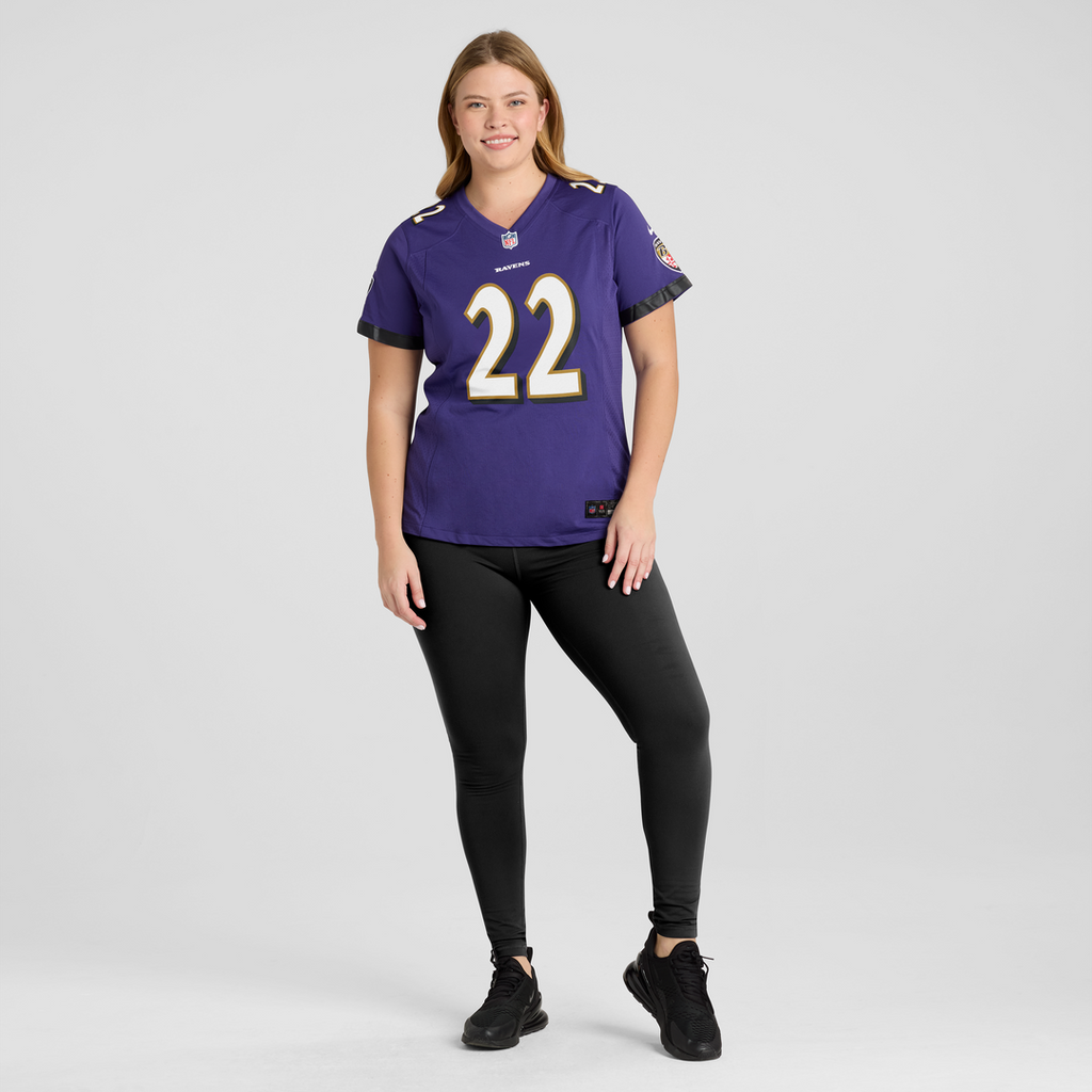 Derrick Henry Baltimore Ravens Nike Women's Game Player Jersey - Purple