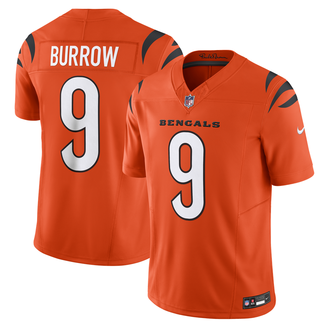 Joe Burrow Cincinnati Bengals Nike Vapor F.U.S.E. Limited Jersey - Orange