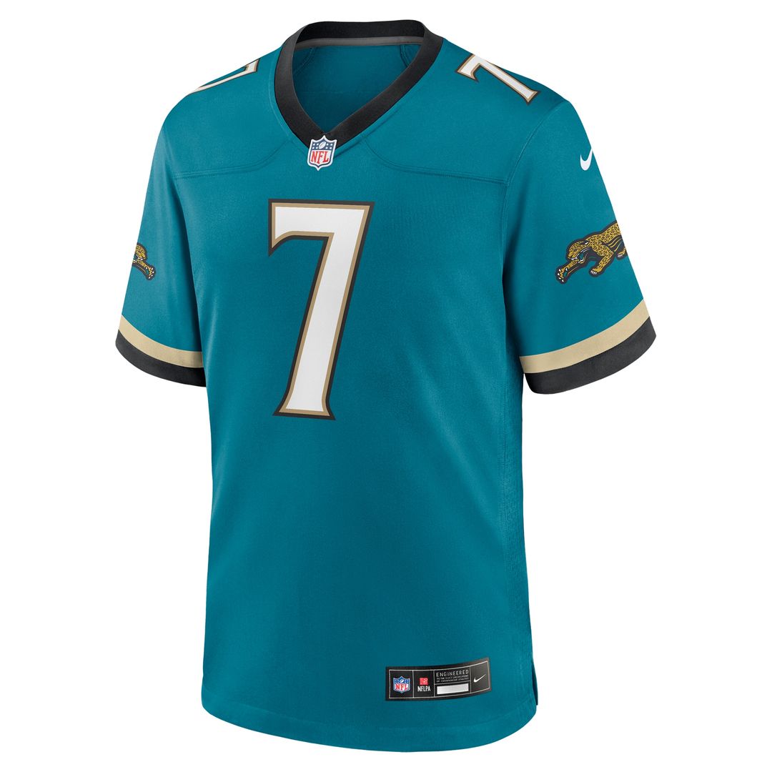 Brian Thomas Jr. Jacksonville Jaguars Nike Alternate Game Jersey - Teal