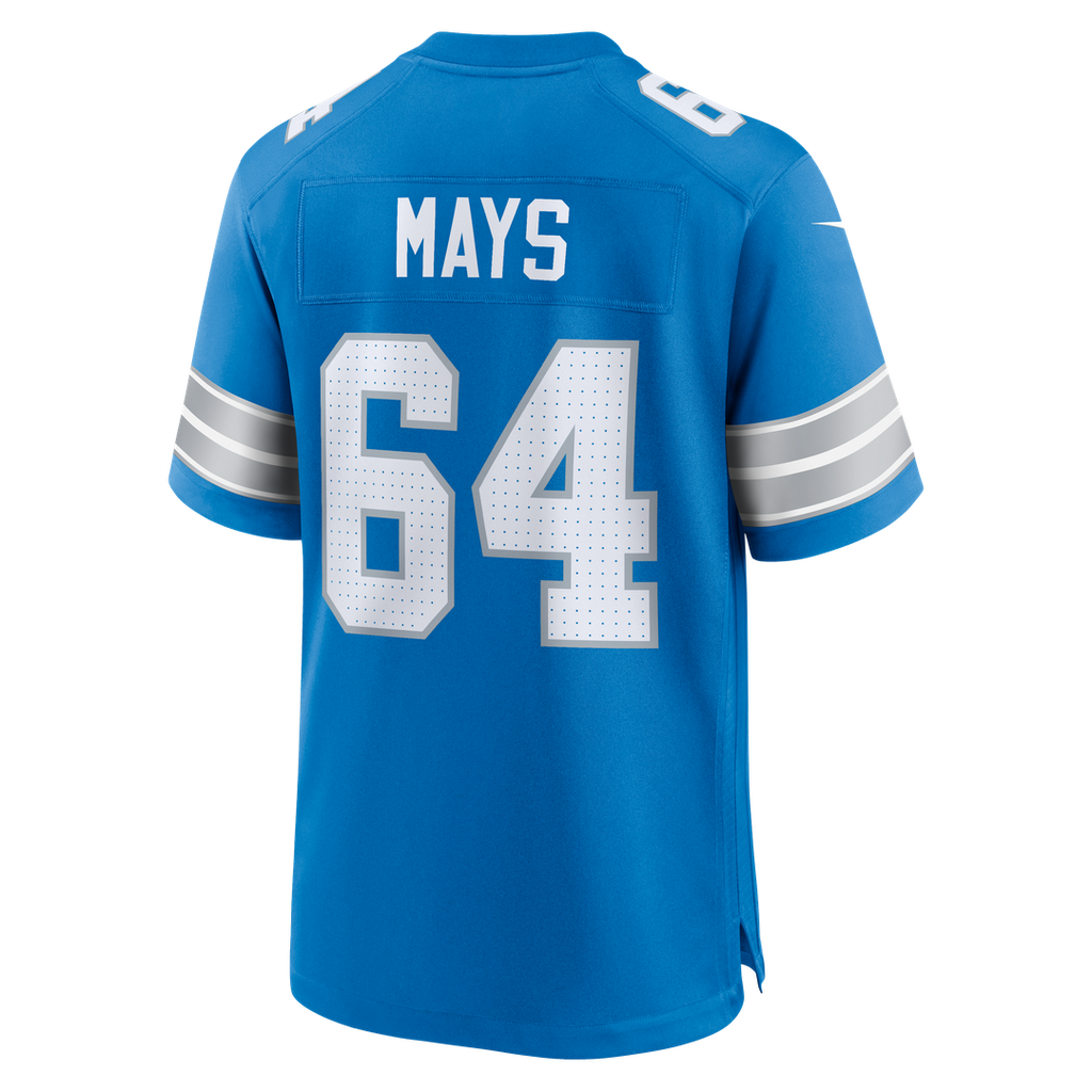 Cade Mays Detroit Lions Nike Team Game Jersey -  Blue