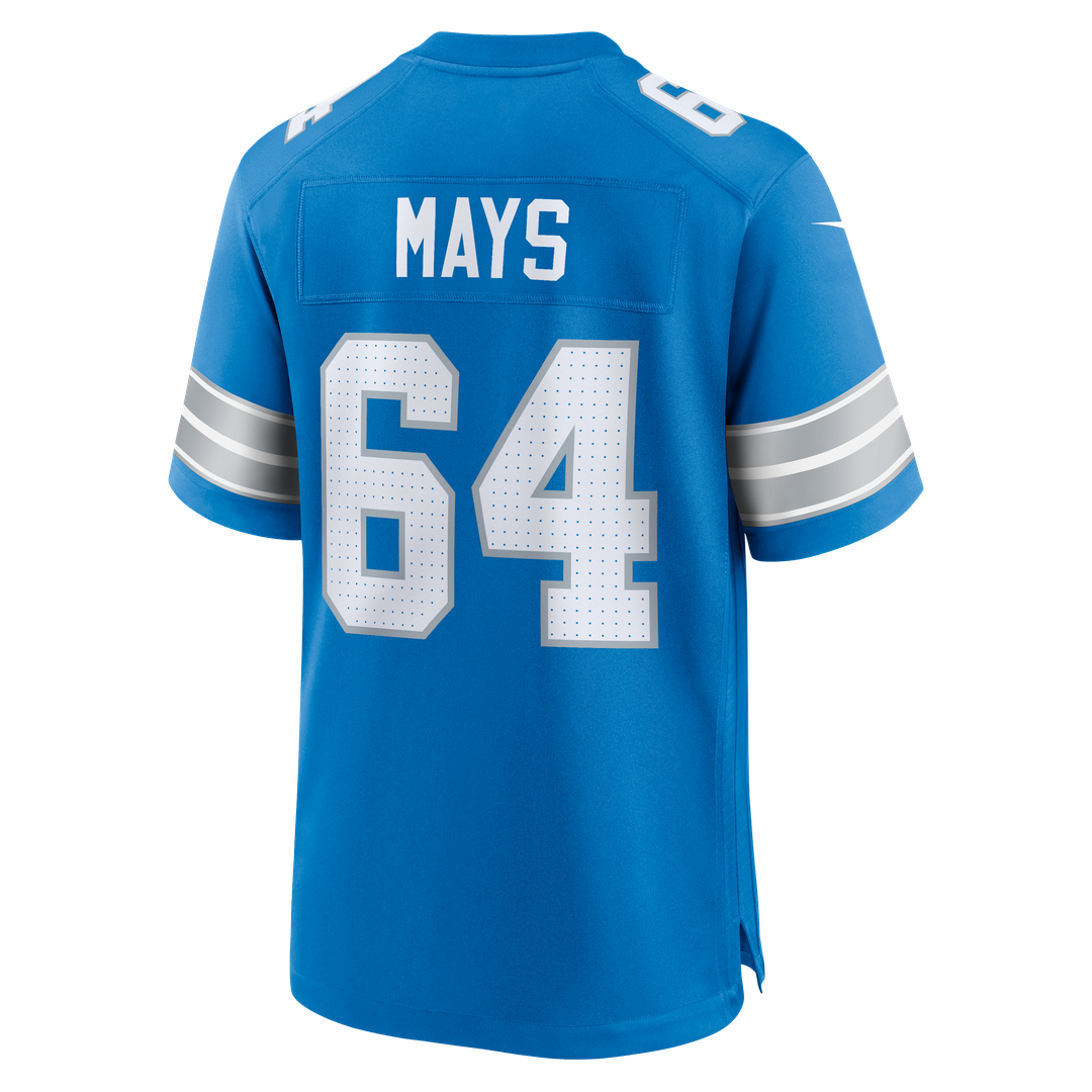Cade Mays Detroit Lions Nike Team Game Jersey -  Blue