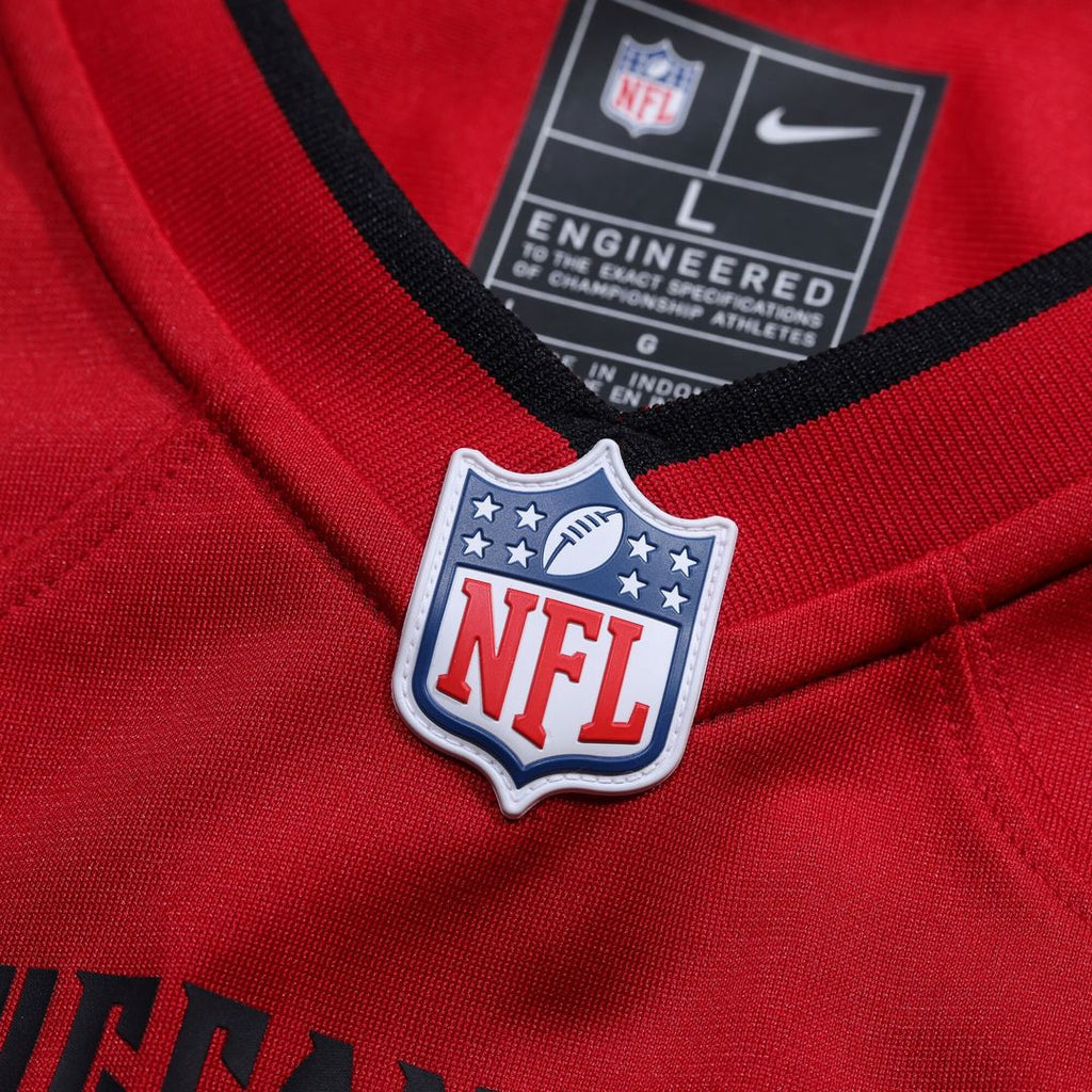 Luke Goedeke Tampa Bay Buccaneers Nike Game Player Jersey - Red