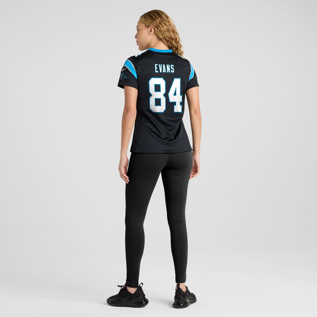 Mitchell Evans Carolina Panthers Nike Women's Team Game Jersey -  Black