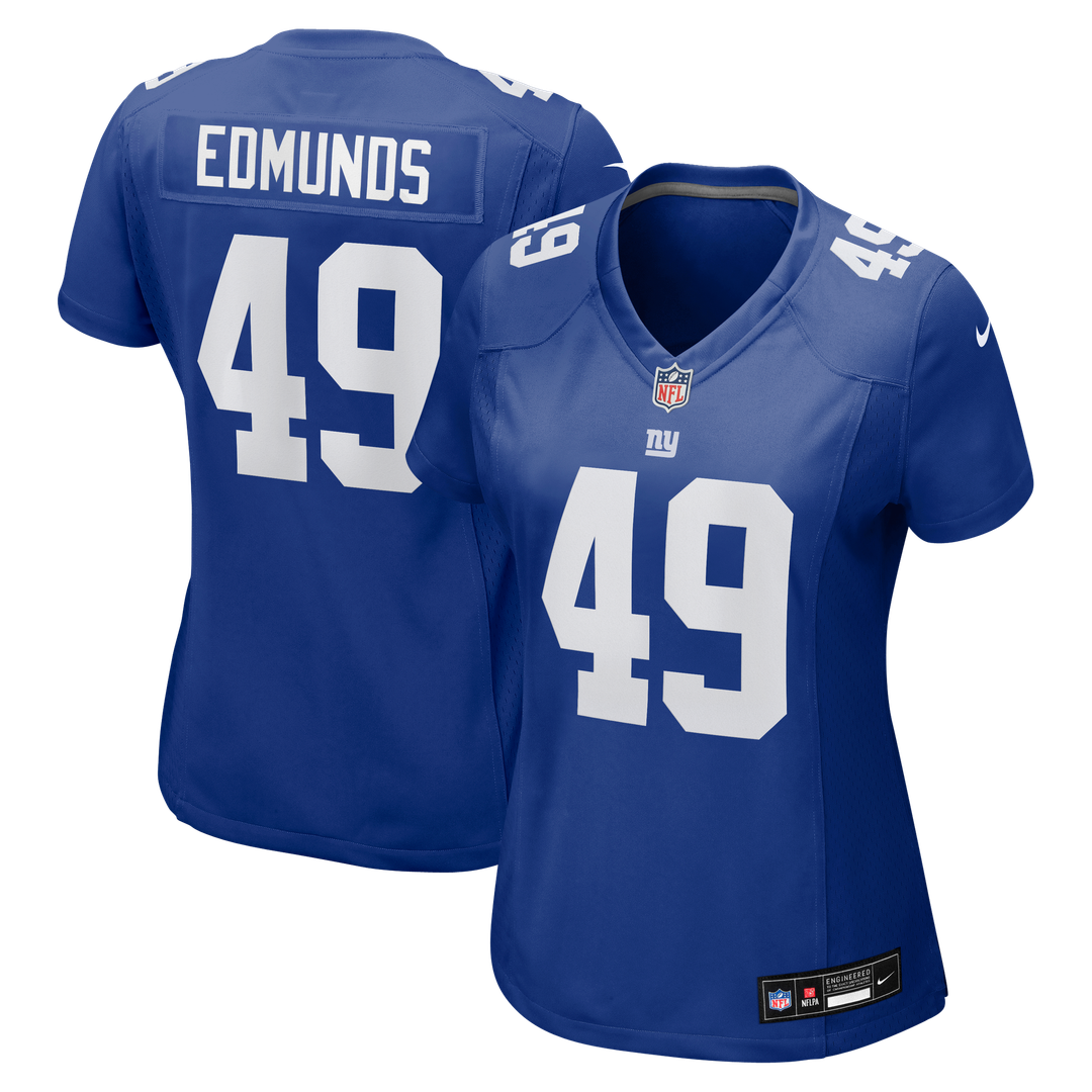 Tremaine Edmunds New York Giants Nike Women's Team Game Jersey -  Royal