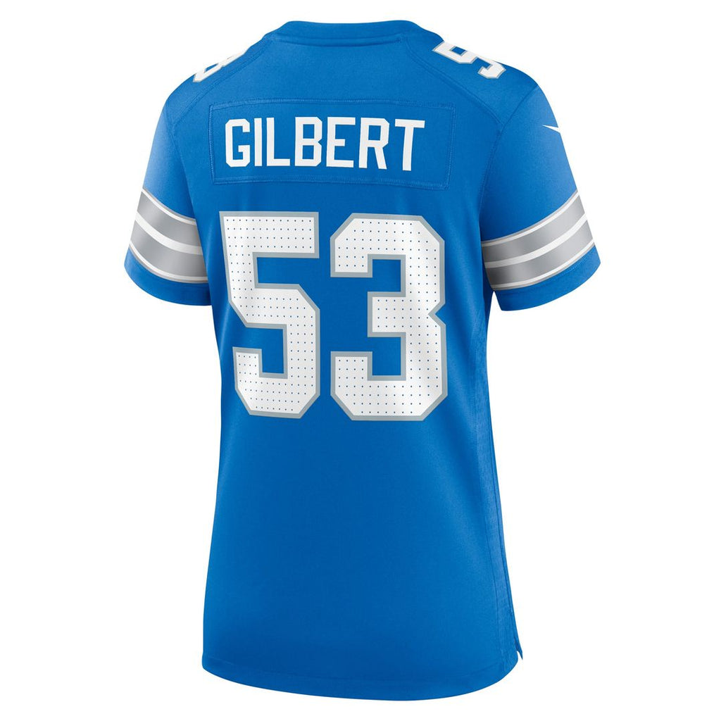 DaRon Gilbert Detroit Lions Nike Women's Game Jersey -  Blue