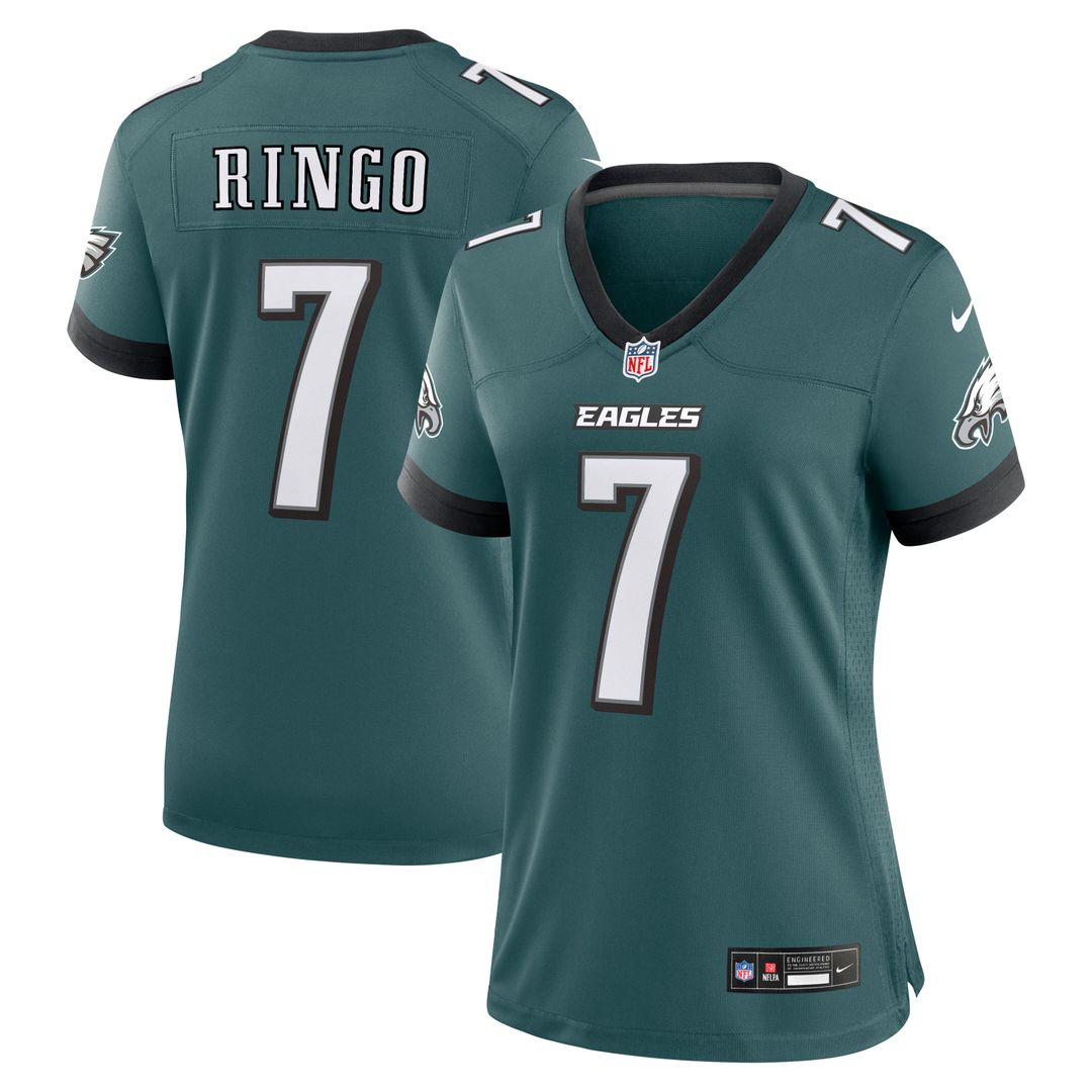 Kelee Ringo Philadelphia Eagles Nike Women's Team Game Jersey -  Midnight Green