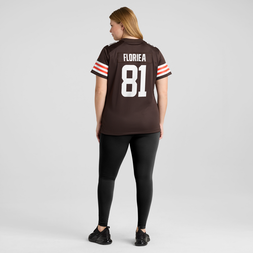 Luke Floriea Cleveland Browns Nike Women's Team Game Jersey -  Brown