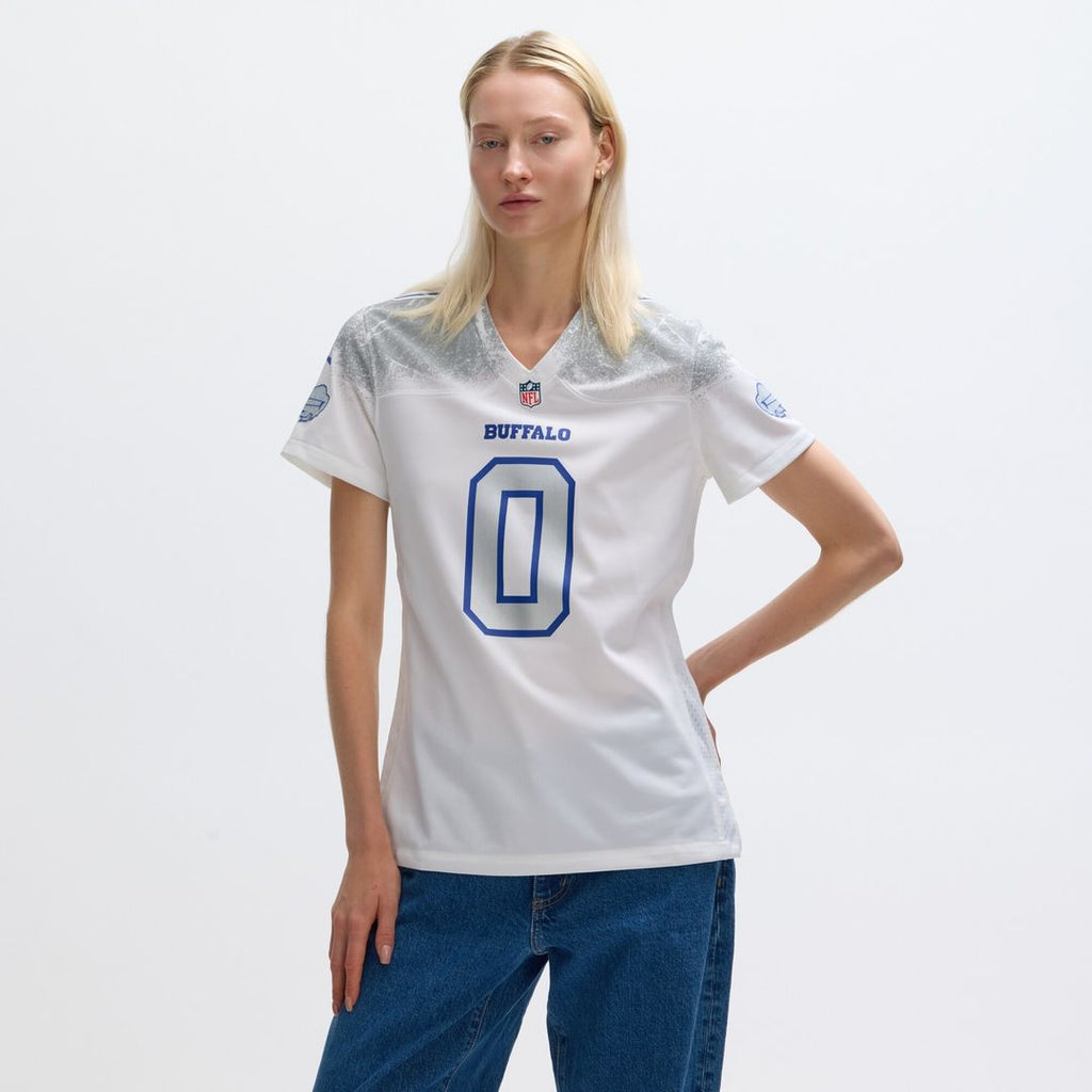 Keon Coleman Buffalo Bills Nike Women's 2025 Rivalries Collection Game Jersey - White