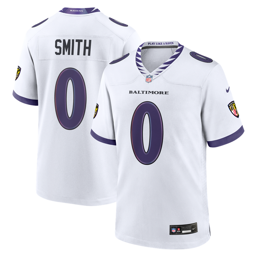 Roquan Smith Baltimore Ravens Nike Game Jersey - White