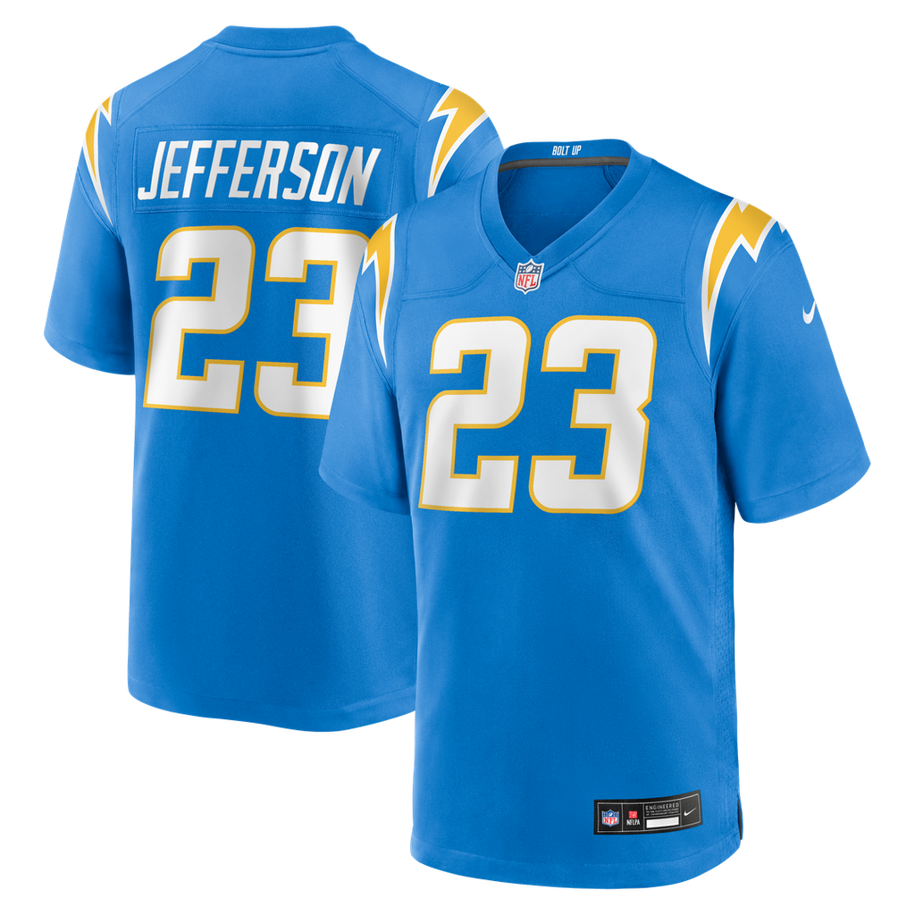 Tony Jefferson Los Angeles Chargers Nike Team Game Jersey -  Powder Blue