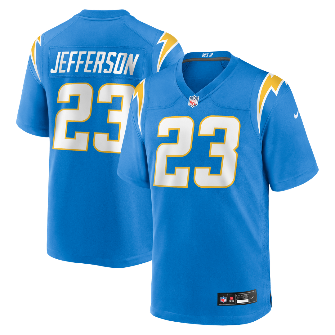 Tony Jefferson Los Angeles Chargers Nike Team Game Jersey -  Powder Blue