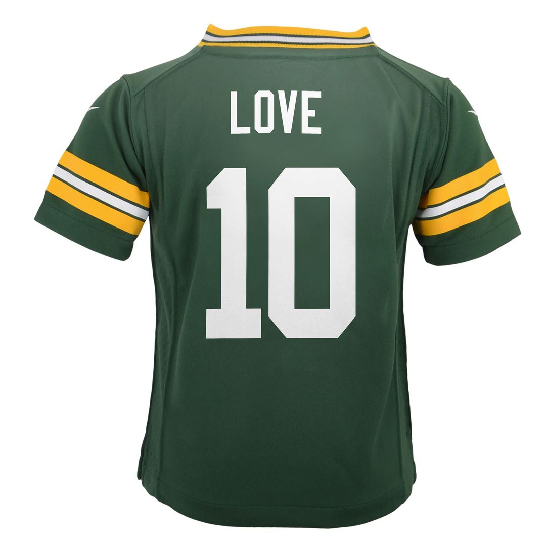 Jordan Love Green Bay Packers Nike Preschool Team Player Game Jersey - Green