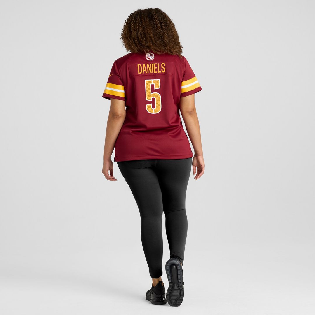 Jayden Daniels Washington Commanders Nike Women's  Player Game Jersey - Burgundy