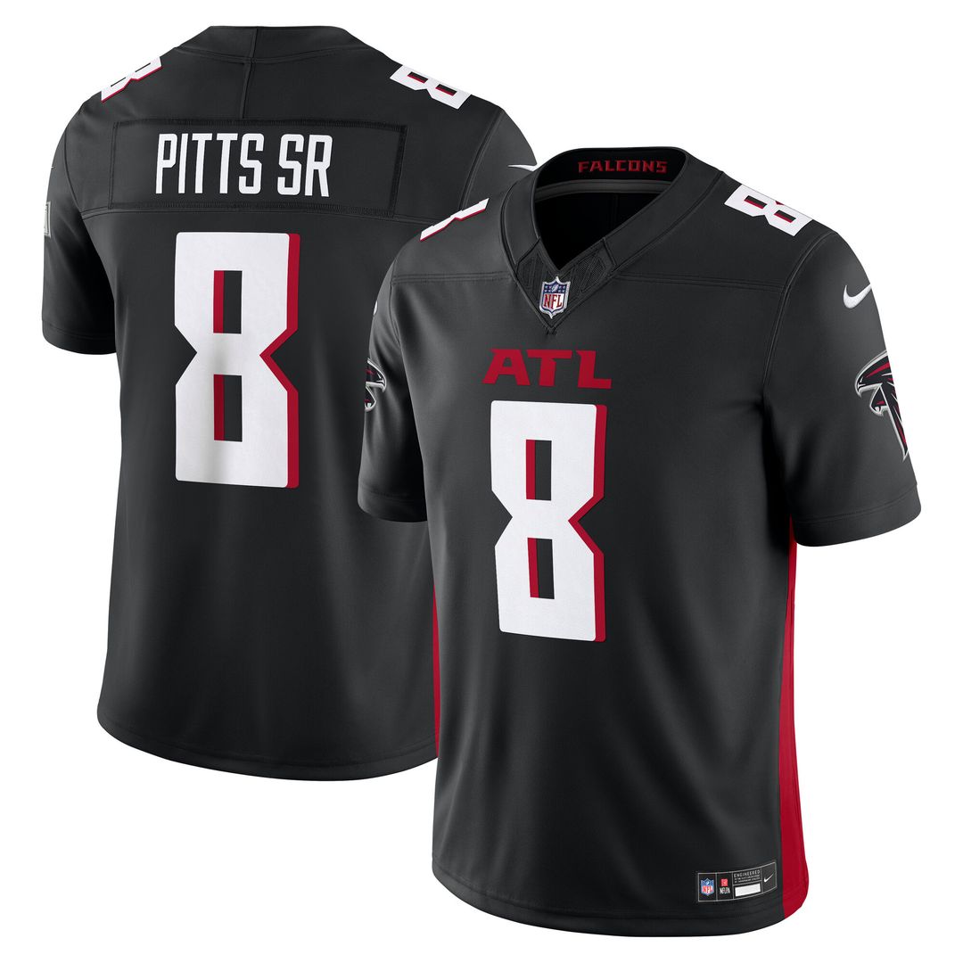 Kyle Pitts Sr. Atlanta Falcons Nike Vapor F.U.S.E. Limited Jersey - Black