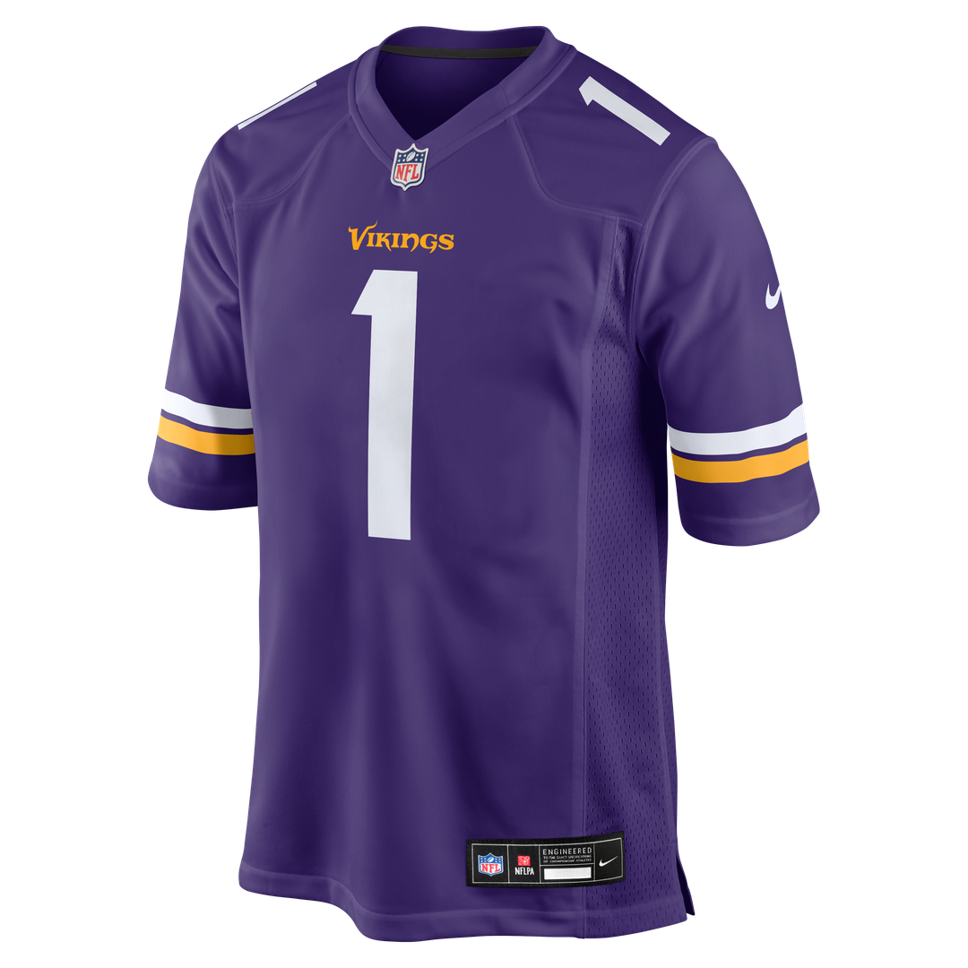 Number 1 Dad Minnesota Vikings Nike Game Jersey - Purple
