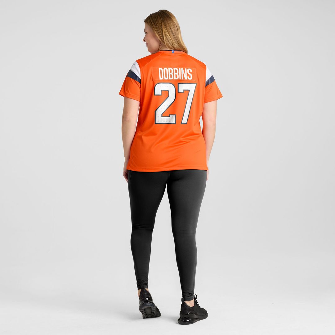 J.K. Dobbins Denver Broncos Nike Women's Team Game Jersey -  Orange