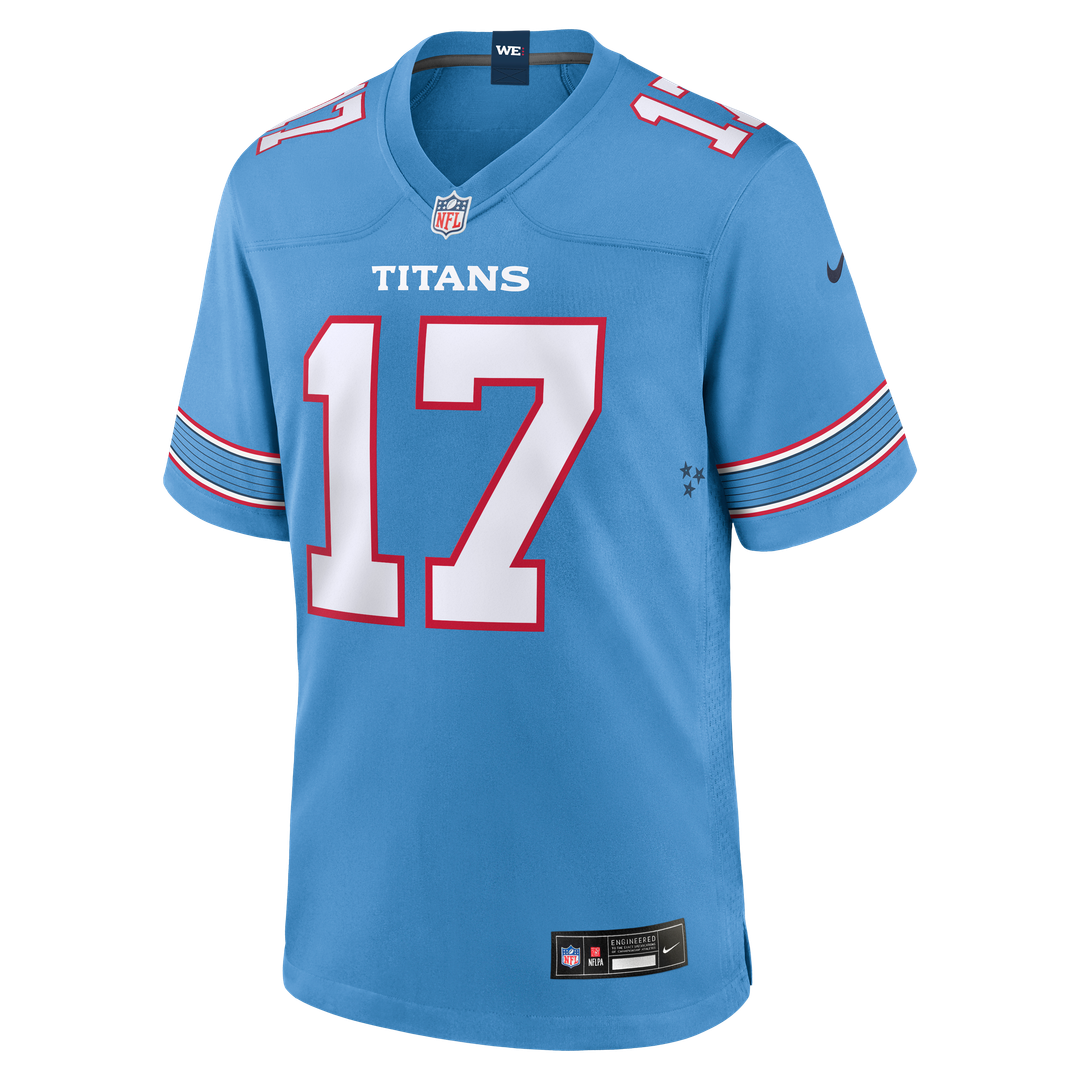 Chimere Dike Tennessee Titans Nike Team Game Jersey -  Light Blue
