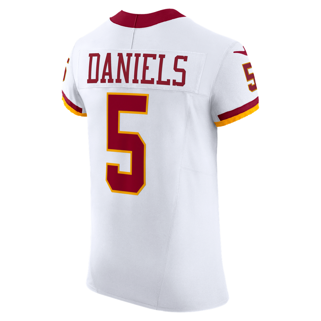 Jayden Daniels Washington Commanders Nike Alternate 2 Super Bowl Era Vapor F.U.S.E. Elite Jersey - White