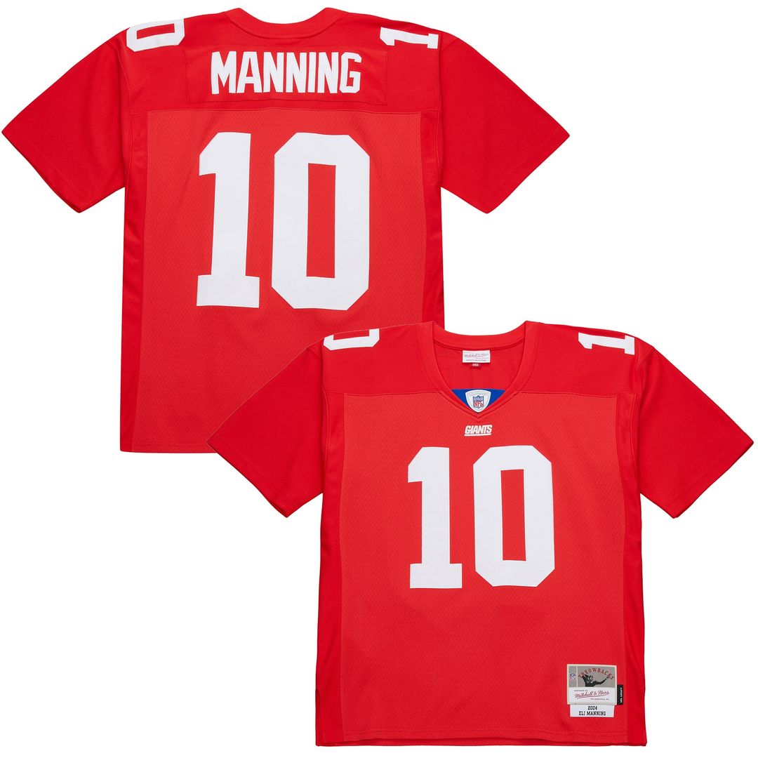Eli Manning New York Giants Mitchell & Ness 2004 Legacy Replica Jersey - Red