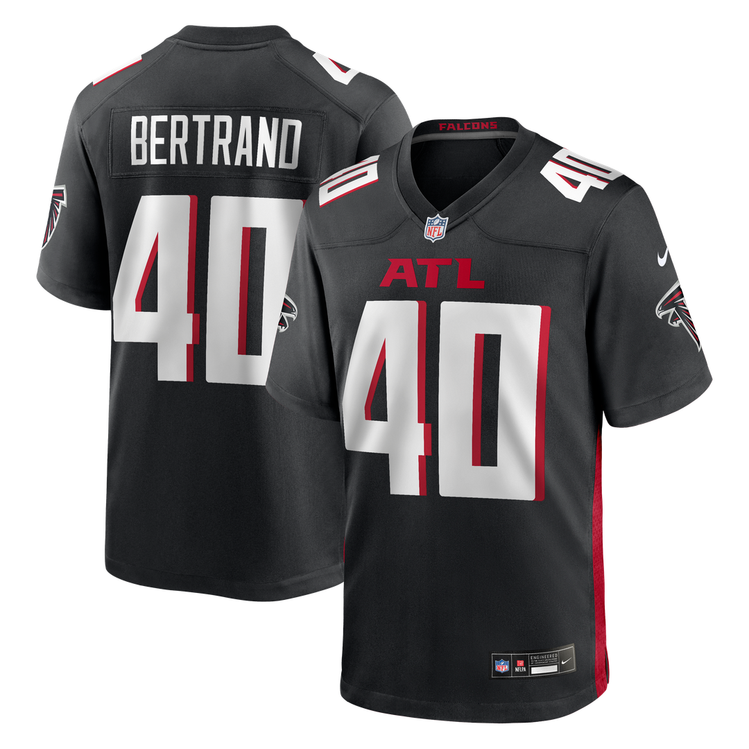 JD Bertrand Atlanta Falcons Nike Team Game Jersey -  Black