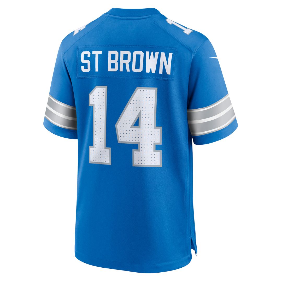 Amon-Ra St. Brown Detroit Lions Nike Game Jersey - White