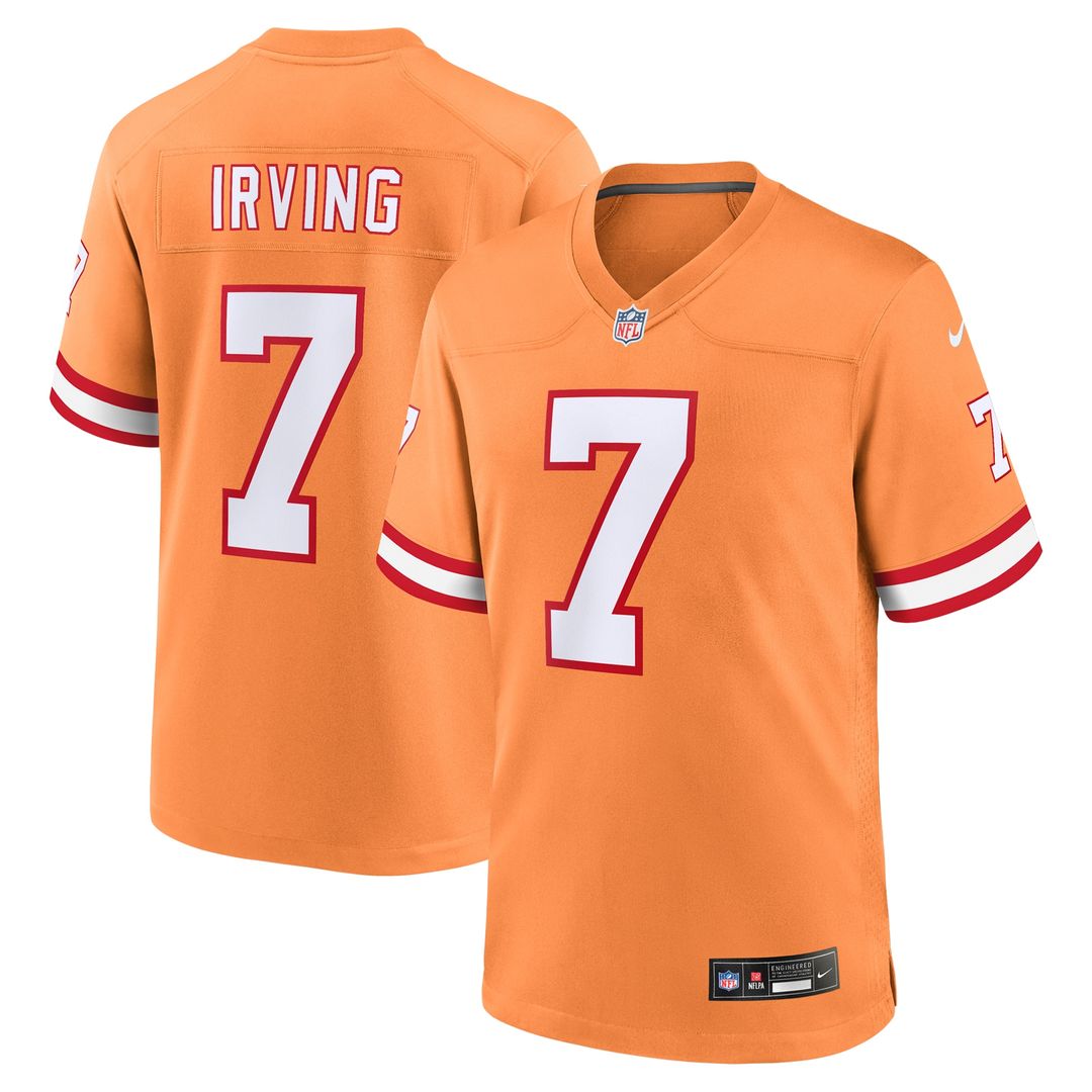 Bucky Irving Tampa Bay Buccaneers Nike Alternate Game Jersey -  Pewter