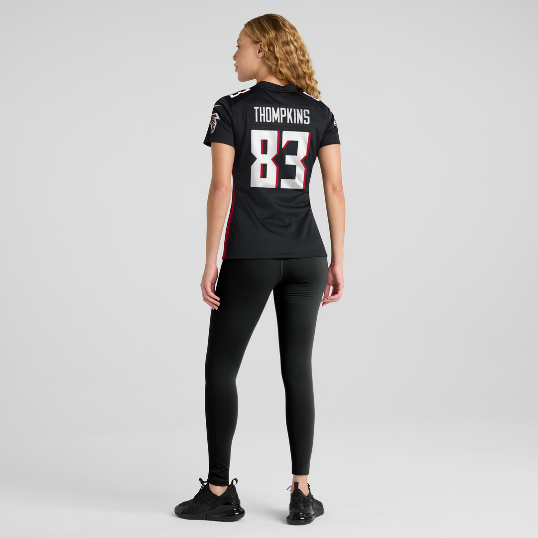 Deven Thompkins Atlanta Falcons Nike Women's Team Game Jersey -  Black