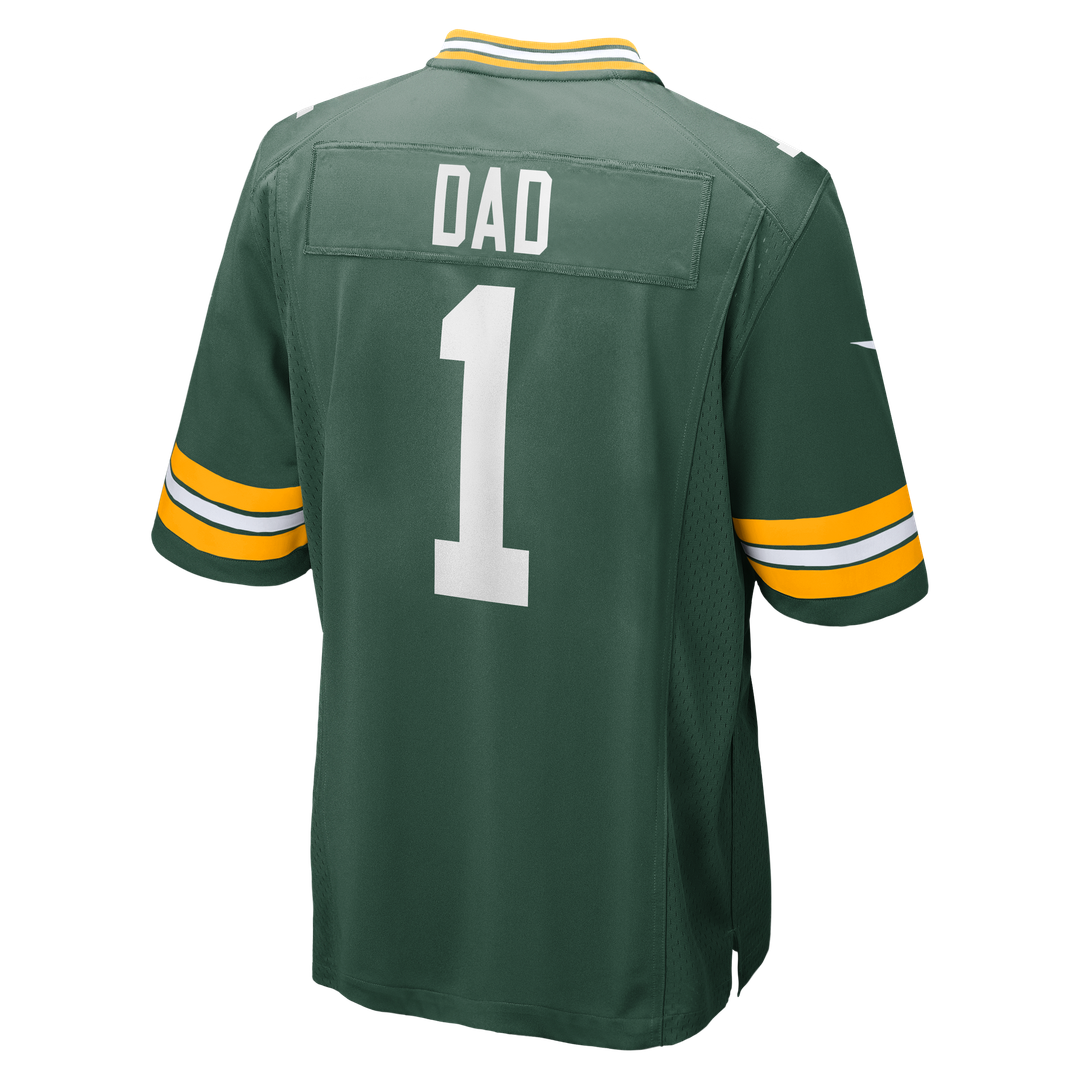 Number 1 Dad Green Bay Packers Nike Game Jersey - Green