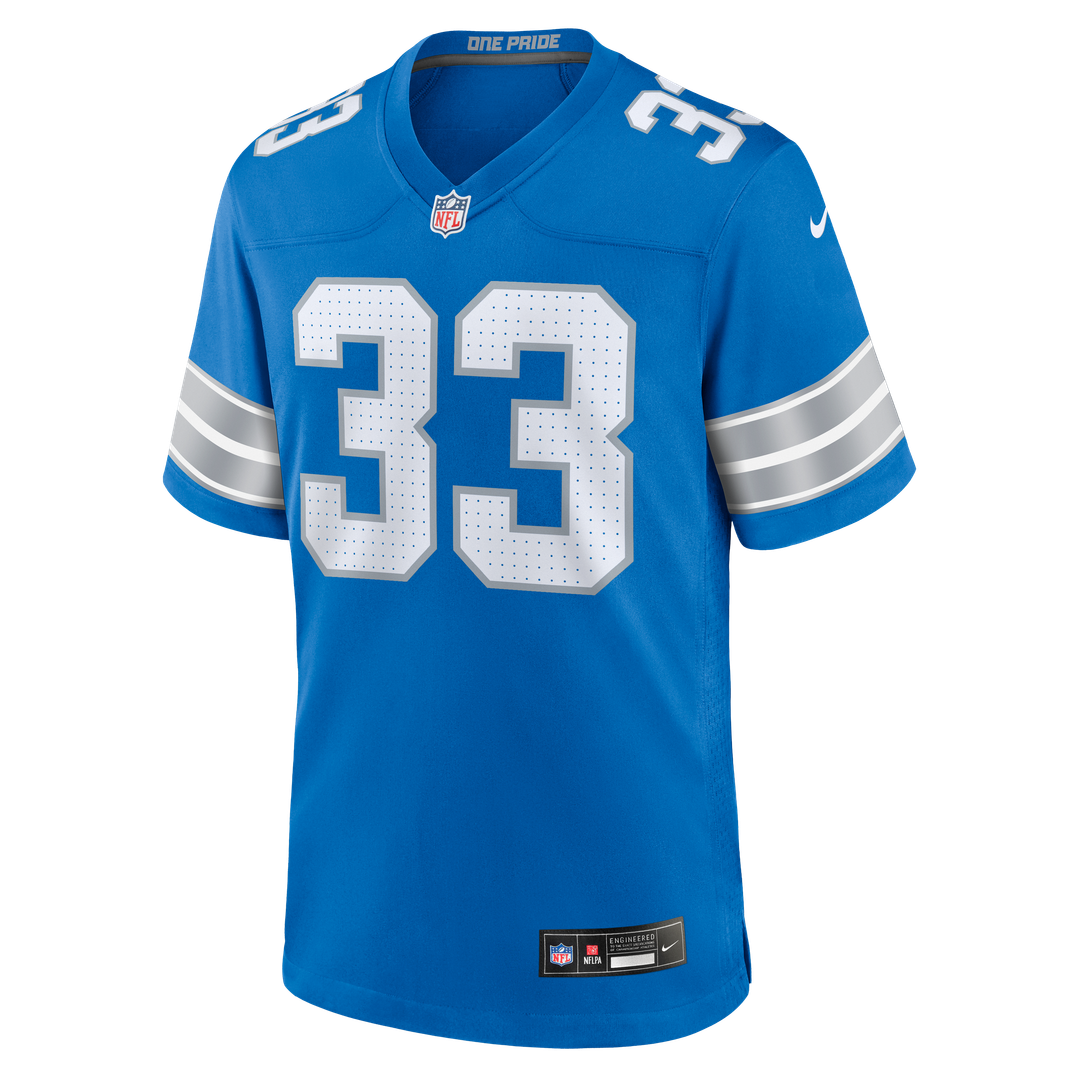 Sione Vaki Detroit Lions Nike Team Game Jersey -  Blue