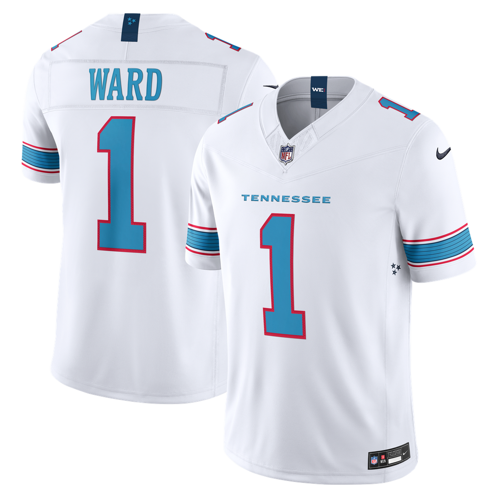 Cameron Ward Tennessee Titans Nike Vapor F.U.S.E. Stitched Limited Jersey - White