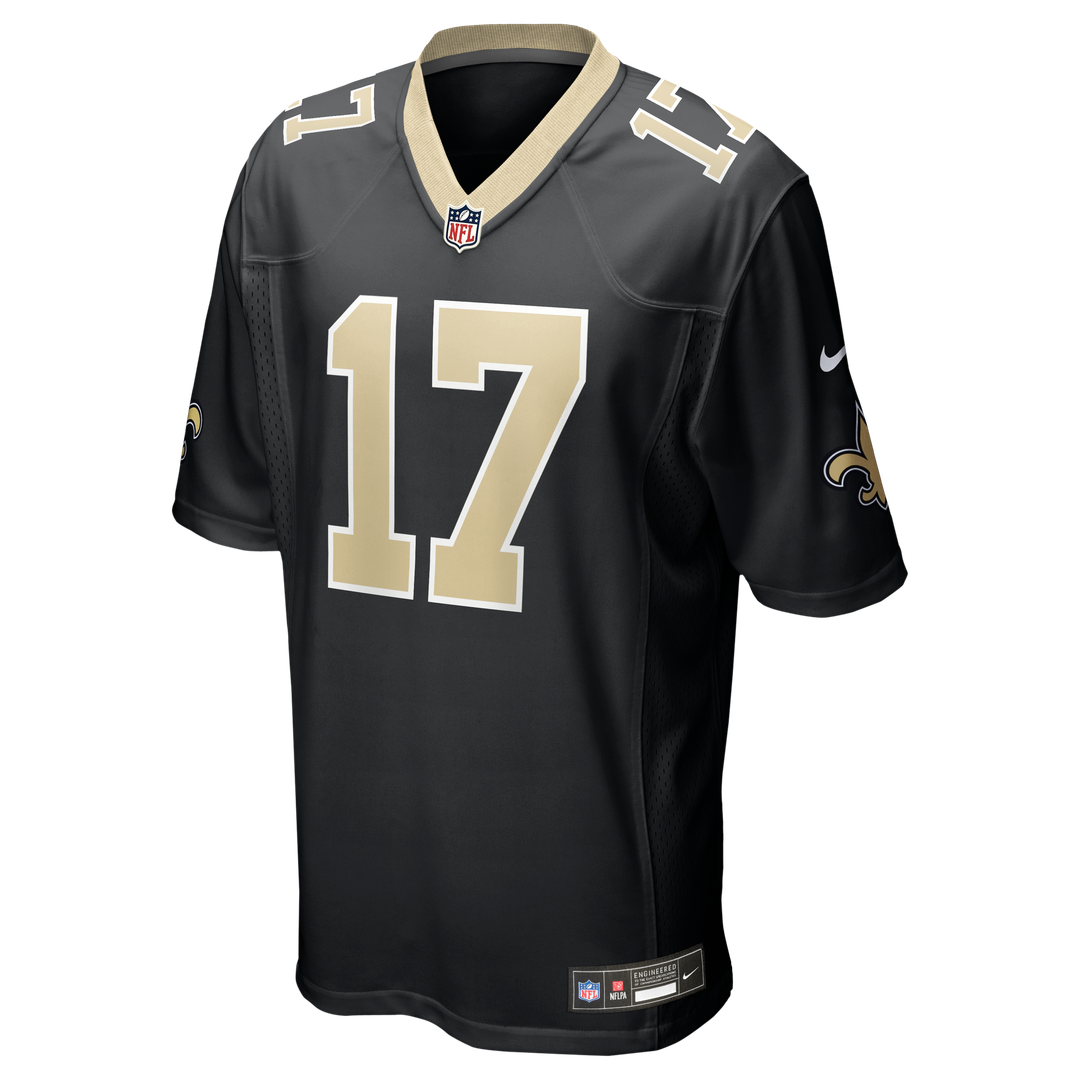 Trey Palmer New Orleans Saints Nike Team Game Jersey -  Black