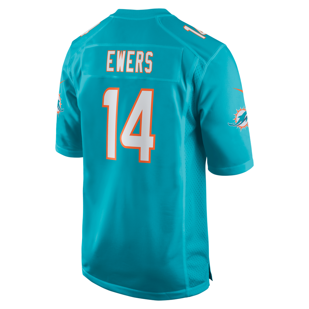 Quinn Ewers Miami Dolphins Nike Team Game Jersey -  Aqua