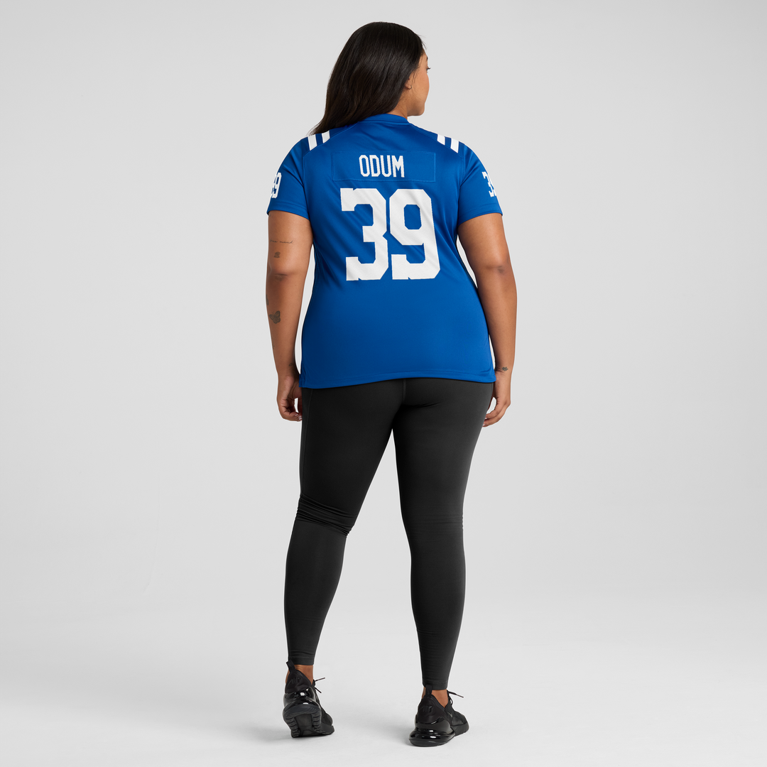 George Odum Indianapolis Colts Nike Women's Team Game Jersey -  Royal