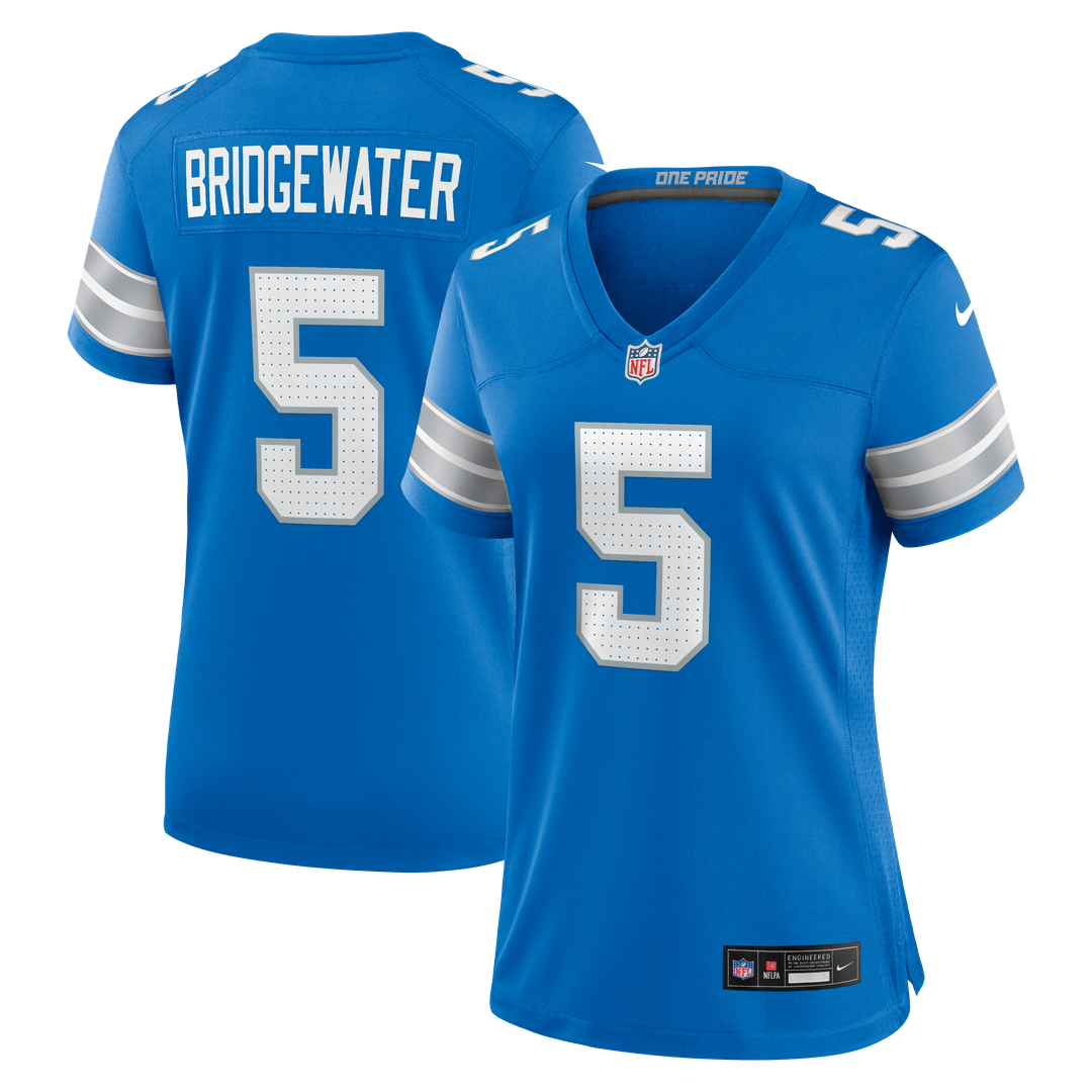 Teddy Bridgewater Detroit Lions Nike Women's Team Game Jersey -  Blue