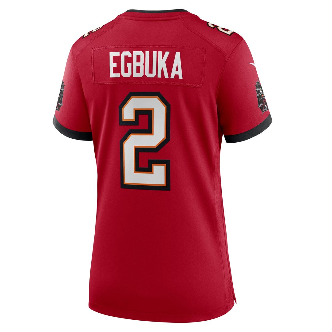 Emeka Egbuka  Tampa Bay Buccaneers Nike Women's Team  Game Jersey - Red