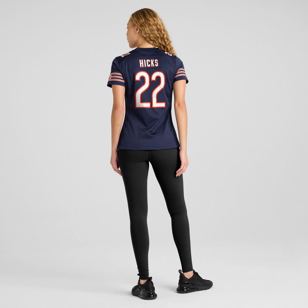 Elijah Hicks Chicago Bears Nike Women's Team Game Jersey -  Navy